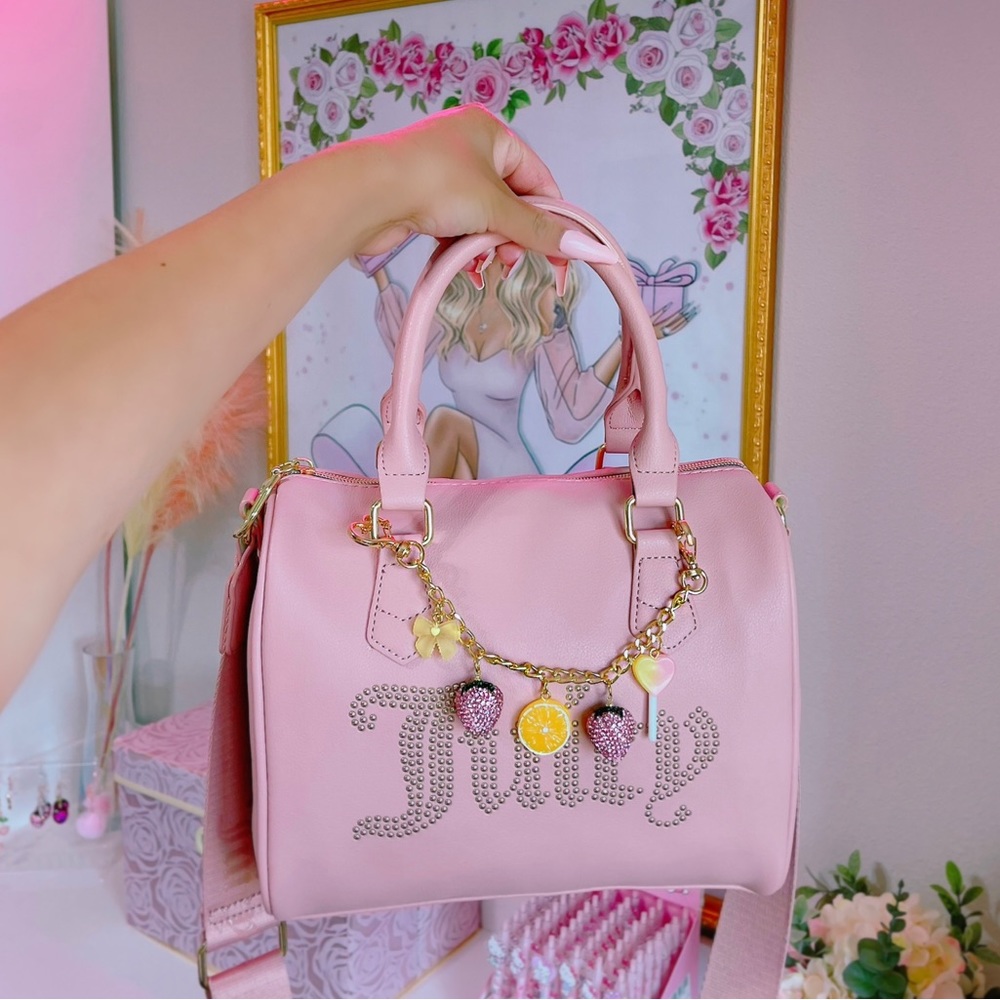Pink Lemonade Handmade Purse Charm